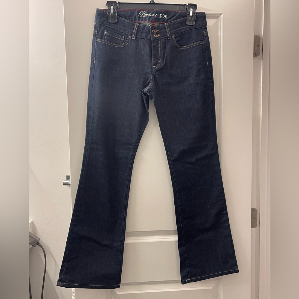 Tommy Hilfiger Navy Boot Cut Jeans